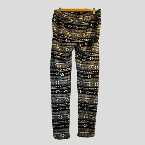 Just Cozy Women’s Leggings Plus Size 12-20 Gray Black Fleece Lined - Picture 13 of 14